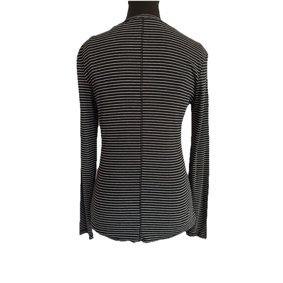 Universal Threads Womans Long Sleeve Striped Boat Neck Top Shirt Sz XS - Picture 2 of 5